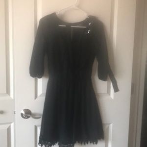 Black cocktail dress